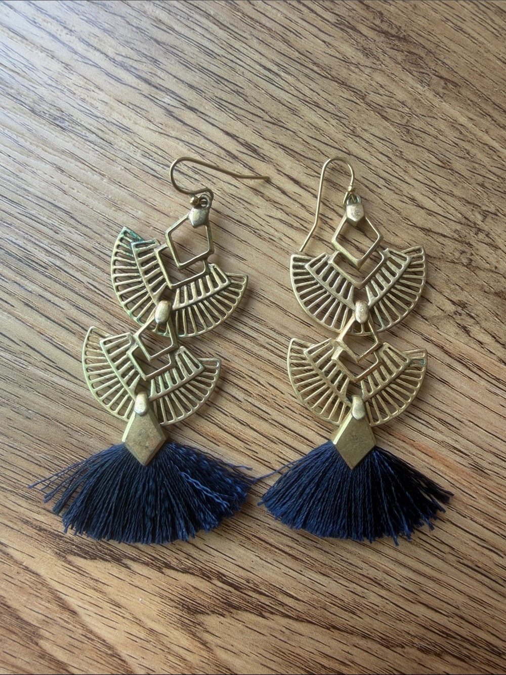 Stella & Dot Aida Tassel Chandelier Convertible Earrings
